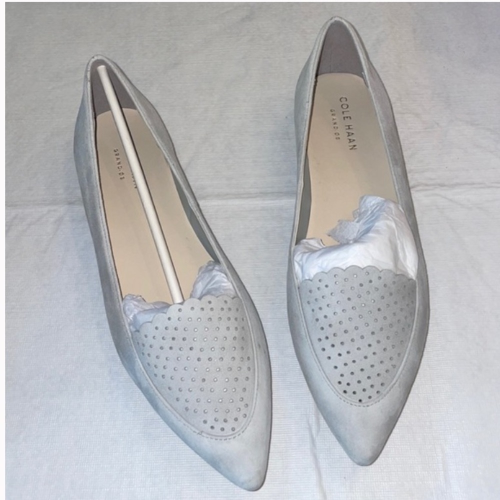Cole Haan Silver Mist Sue Allison Flats - Picture 2 of 4
